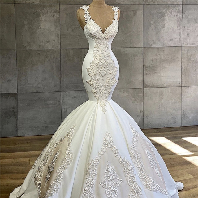 Puffy Mermaid Wedding Dresses