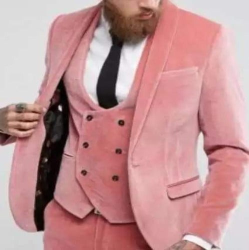 Share 136+ pink velvet suit