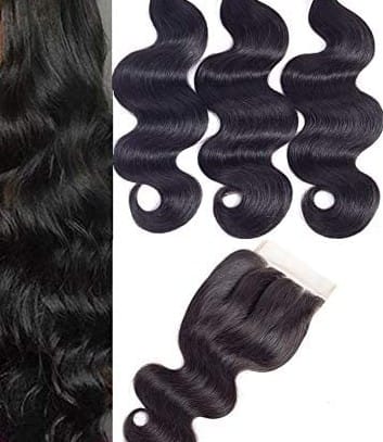 Women KRB Natural Black Brazilian Body Wave